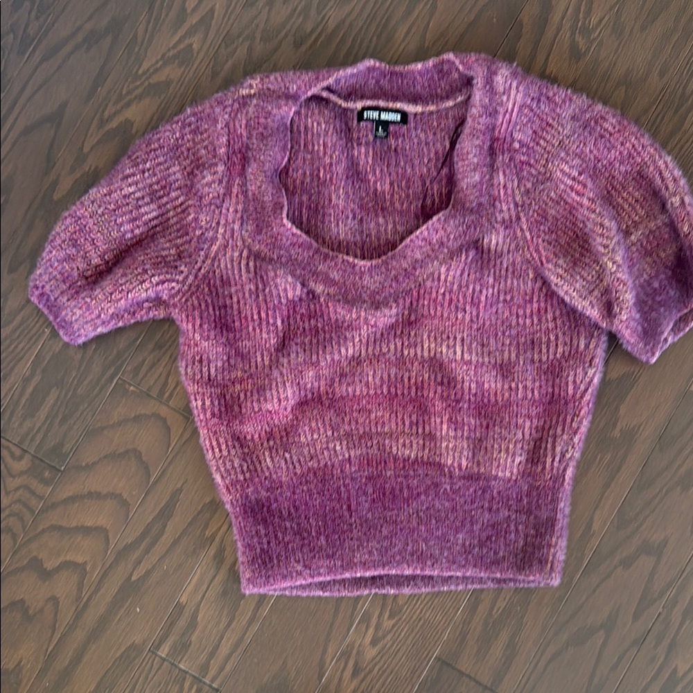 Steve Madden Purple Knit Sweater